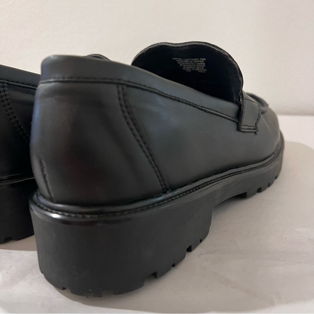 Steve Madden Black Loafers Size 10 - Picture 7 of 12